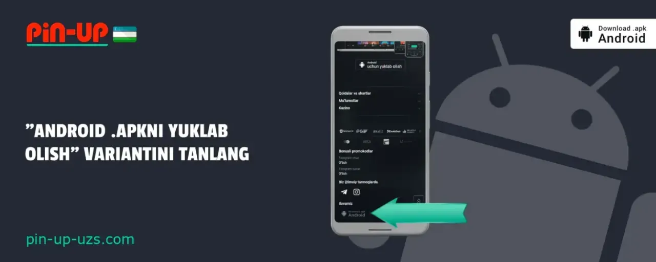 Pin Up — App and mobile